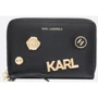 Женский кошелек Karl Lagerfeld K/SEVEN SP ZIP MD WLT PINS черный (226W3232-999)