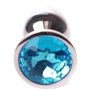 Анальная пробка BOSS Series Exclusivity Jewellery Red Gold Plug Light Blue
