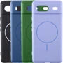 Чехол для телефонов Lakshmi Case Silicone Cover Full Camera MagFit Navy Blue for Google Pixel 7: Цвет синий