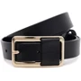 Женский ремень Borsa Leather черный (CV18011bl-black)