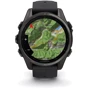 Смарт-часы Garmin Fenix 8 AMOLED 43mm Sapphire Carbon Grey DLC with Black/Pebble Grey Silicone Band (010-02903-21): Особенности Функция звонка, Динамик (громкая связь), Встроенный микрофон, Тактические, Термометр, Барометр, Компас, Фонарик, Металлический корпус, С сапфировым стеклом, Влагозащищенные, Большой экран, Бесконтактн