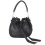 Женская сумка бакет-бэг Laskara черная (LK10195-black): Стиль Повседневный (Casual)