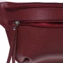 Жіноча поясна сумка Ricco Grande бордова (1L948-burgundy): Фактура матова, Зерниста