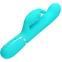 Вибратор с поступательным движением LYBAILE Pretty Love Coale Тurquoise (BW-500013-1)