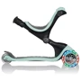Самокат детский 5 в 1 Globber GO UP Deluxe Lights мятный (646-206): Конструкция рамы складная