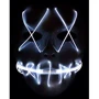 Неонова маска для вечірок з підсвічуванням UFT LED Mask 1 White фото 3
