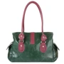 Женская сумка саквояж Laskara темно-зеленая (LK-10250-green): Тип ручки Длинная ручка, С двумя ручками