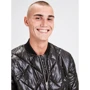 Бомбер Jack & Jones 27902017 50 черный демисезон: Длина рукава Длинный