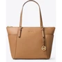Женская сумка тоут Michael Kors Jet Set Item светло-коричневая (30F2GTTT8L203)