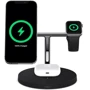 Зарядний пристрій Belkin Wireless Charger Base Station MagSafe Black (WIZ009VFBK) for iPhone 16 I 15 I 14 I 13 I 12 series and Apple Watch: Кабель в комплекті вбудований