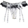 Пояс-трусы для чулок NDS 8804-1 Black/White S/M (9913)