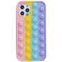 Чехол для iPhone Mobile Case Pop-It Antistress Rainbow for iPhone 12/iPhone 12 Pro: Цвет разноцветный