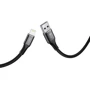 Кабель T-PHOX USB Cable to Lightning Jagger 1m Black (T-L814 black): Довжина 1 м