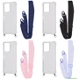 Аксессуар для смартфона WAVE Clear Case with Strap Black for Xiaomi Redmi 13C / Poco C65: Материал TPU (термополиуретан) и поликарбонат