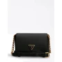 Женская сумка кросс боди Guess Downtown Chic Mini Xbody Flap черная (HWVB8385780-BLA)