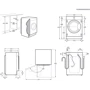 Встраиваемая стиральная машина Electrolux EW8F348SCI: Загрузка белья, кг 8