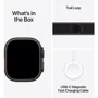 Apple Watch Ultra 3 GPS + Cellular 49mm Black Titanium Case with Black/Charcoal Trail Loop - M/L (MF1H4)
