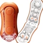 Мастурбатор Tenga Flip Orb Sunset Orange (с изменяемым сжатием, со стимулирующими шариками внутри)