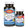Carlson Labs Maximum Omega Minis Омега Максимум 1000 мг смак Лимона 60+20 мінікапсул