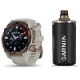 Смарт-часы Garmin Descent Mk3i 43mm Bronze PVD Titanium with French Grey Silicone Band and Descent T2 Transceiver (BNDL-DMK3-43TFDT2)