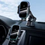 Держатель Baseus Car Holder Wireless Charger Light Electric 15W Black (WXHW03-01) фото 5
