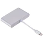 Адаптер Dynamode USB-C to HDMI + USB-C + USB 3.0 + RJ45 Silver фото 6