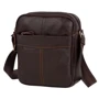 Чоловічі сумки через плече Borsa Leather коричнева (10m1025-brown)