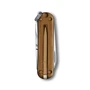 Мультитул Victorinox Classic SD Colors Chocolate Fudge 58мм/7функций/коричневый прозрачный (0.6223.T55G): Количество инструментов 7