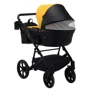 Коляска 2 в 1 Bair Kiwi шкіра 100% BK-63/15 жовтий - чорний: Стать дитини Для мальчиков, Для девочек, Унисекс
