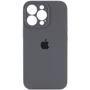 Чехол для iPhone Mobile Case Silicone Case Full Camera Protective Dark Gray for iPhone 15 Pro Max