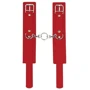 Наручники Leather Standart Hand Cuffs, Red