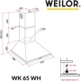 Вытяжка Weilor  WK 65 WH фото 10