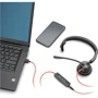 Навушники Poly BlackWire C3315-M USB HS Mono (76J13AA): Додатково один наушник, регулятор громкости