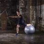 Мяч для фитнеса Reebok RAB-11017GR: Особенности Массажные, Антиразрыв