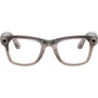 Смарт-окуляри Ray-Ban Meta Wayfarer Shiny Warm Stone- Transitions Clear/Watermelon Red size M (RW4006 6705P5 50-22) фото 5