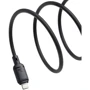 Кабель Baseus Cable USB-C to Lightning Silky Series 20W 2m Black (P10377700113-01) фото 3