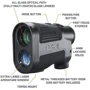Лазерный дальномер Bushnell LP1800AD Prime 6x24 mm 1700 M (1013.00.77) фото 5
