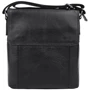 Чоловіча сумка планшет Borsa Leather чорна (1t8153m-black)