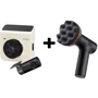 Комплект відеореєстратор Xiaomi 70mai Dash Cam A400 White (з Rear Cam RC09) + автополірувальник Baseus NeoPower Wireless Mini Car Waxer