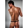 Эротические трусы Passion 015 THONG silver L/XL