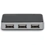 Адаптер Digitus Adapter USB to 4хUSB Black (DA-70220): Цвет черный