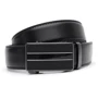 Чоловічий ремінь Borsa Leather чорний (V1GKX36-black)