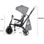 Трехколесный велосипед Kinderkraft Jazz Grey (KKRJAZZGRY0000): Тип Велосипед-коляска