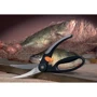 Кухонные ножницы Fiskars Form Softouch для рыбы 22 см (1003032): Лезвие нержавеющая сталь