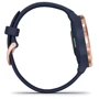 Смарт-годинник Garmin Vivomove 3s Rose Gold Stainless Steel Bezel w. Navy and Silicone B. (010-02238-03): Сенсорний екран є