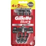 Gillette Blue3 Станки для бритья одноразовые 6 шт. Red