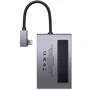 Адаптер Baseus Adapter Magic USB-C to USB-C+USB3.0 HDMI+SD+3.5mm Gray (CAHUB-DA0G): Интерфейс подключения USB 3.0, USB-C