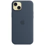 Чехол для iPhone Apple for iPhone 15 Plus Silicone Case with MagSafe Storm Blue (MT123) : Цвет синий
