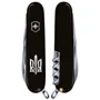 Мультитул Victorinox Spartan Ukraine 91мм/12 функций/черный /Трезубец ОУН (1.3603.3_T0300u): Тип мини-мультитул