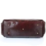 Женская сумка саквояж Laskara коричневая (LK-DD233-choco-cognac): Фактура Тиснение, Матовая